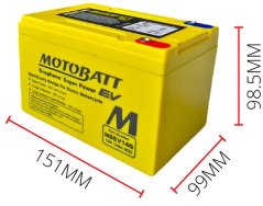 Motobatt MBEV14G (6-DZM-12)