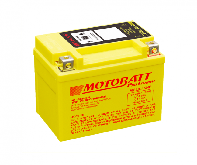 Motobatt MLX4U MAX-HP - Lithium(MPLX4.5-HP)