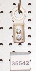 očko 12.5mm upevňovací kabel šroubem 50-70mm