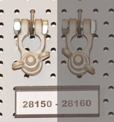 svorka 17.5mm(+), křídlová matice, 10mm za 28150