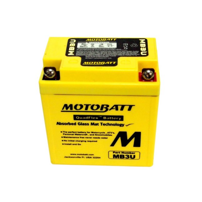 Motobatt MB3U, 3,8 Ah