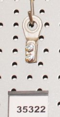 očko 8.5mm upevňovací kabel šroubem 10-16mm