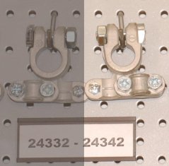 svorka 15.9mm(-), cín, příd. kabel