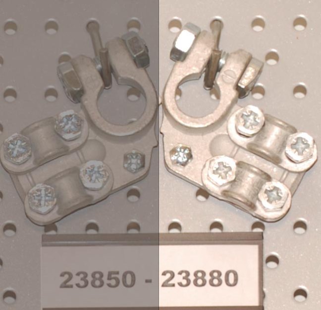 svorka 15.9mm(-),2 úchyty, kab. 50-70mm
