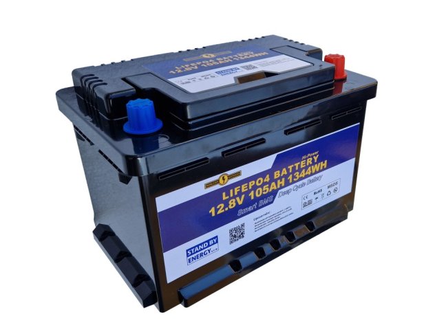 trakční baterie LiFePo4, 12V 105 Ah