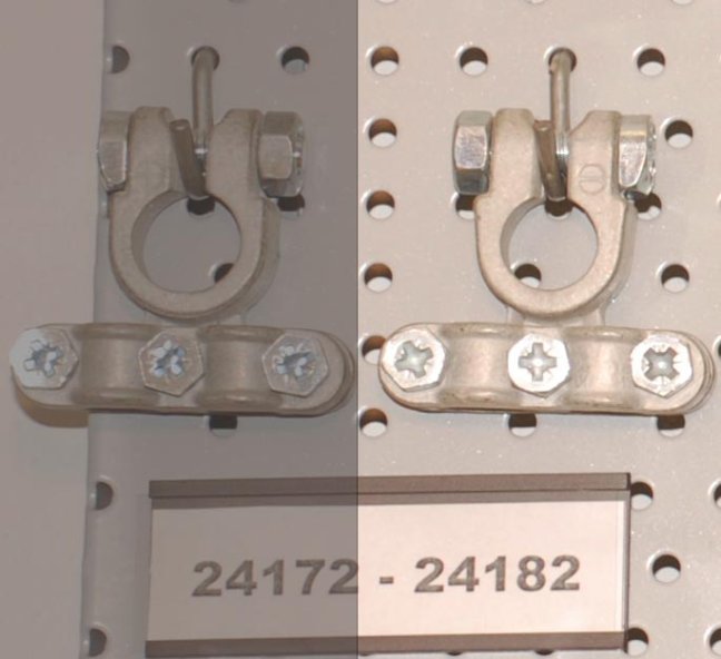 svorka,cín,15.9mm(-),2 úchyty,kab50-70mm za 23682